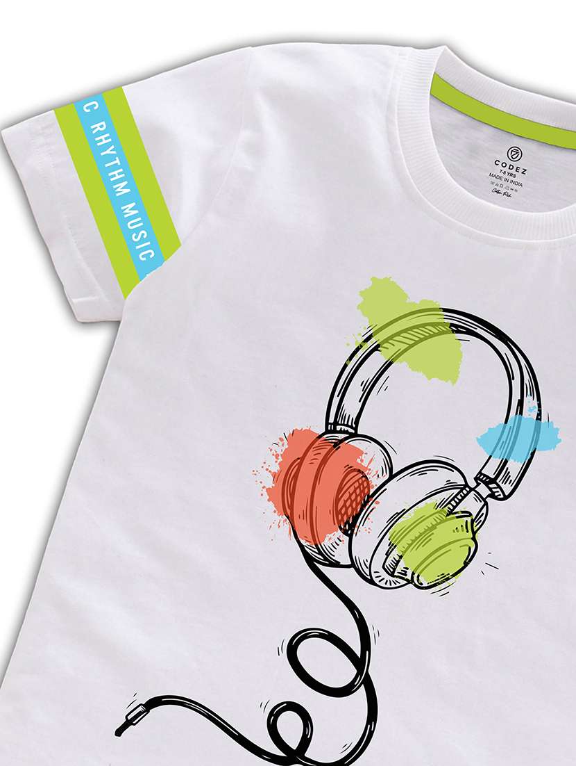 pack of 2 multi coloured printed t-shirt - 21098938 -  Standard Image - 2