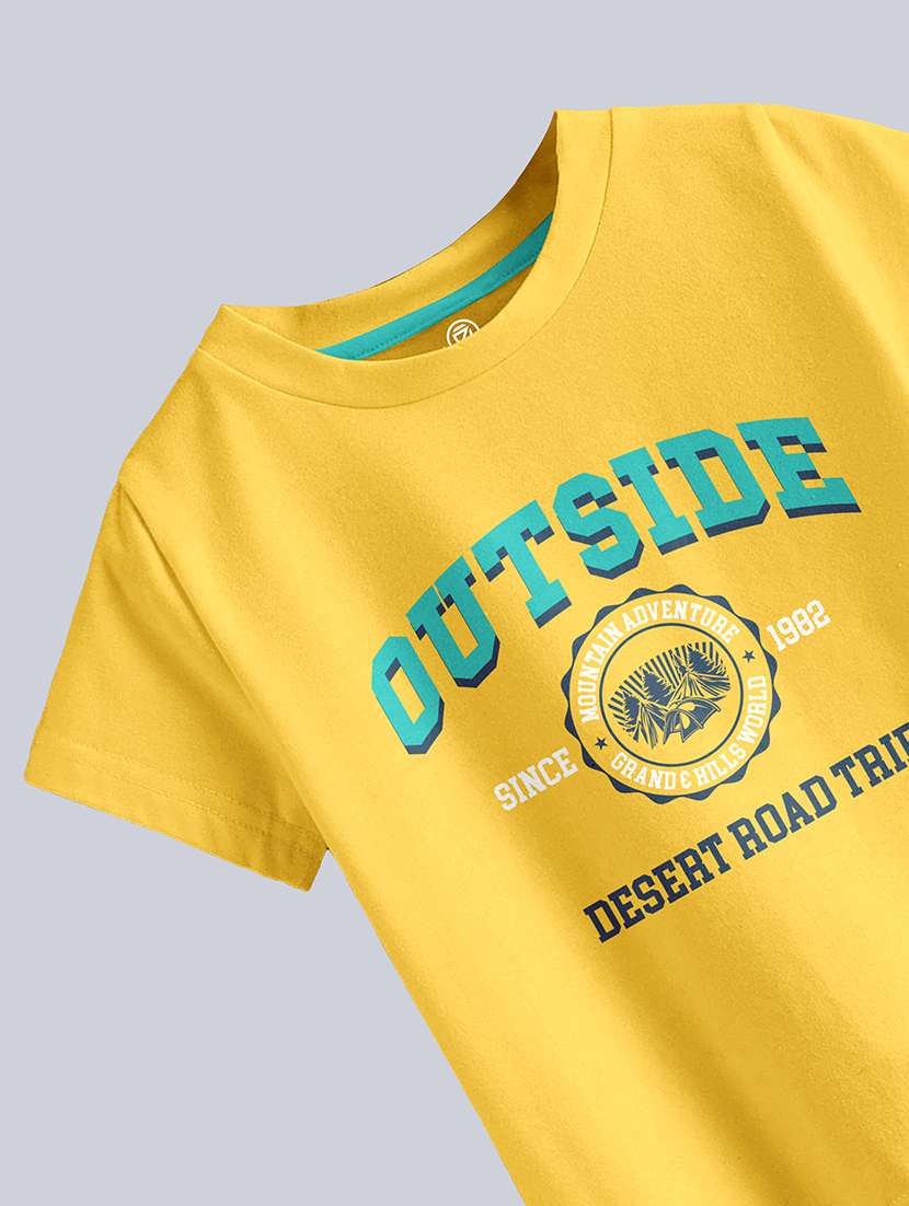boys round neck printed t-shirt - 21099156 -  Standard Image - 2