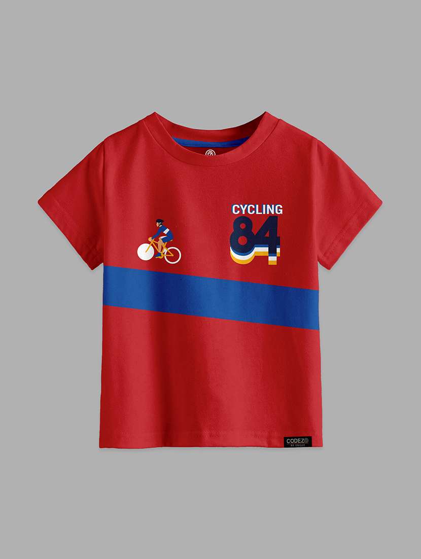 boys round neck graphic regular t-shirt
