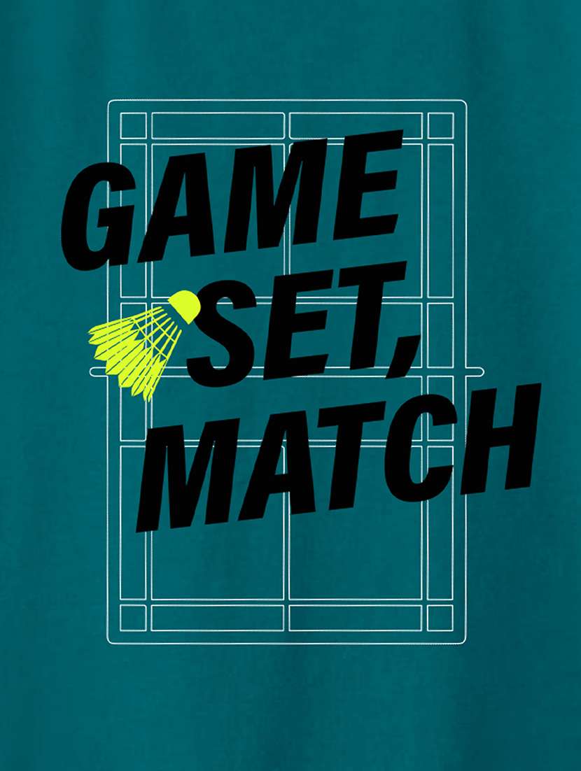 boys round neck typographic regular t-shirt - 21099292 -  Standard Image - 2