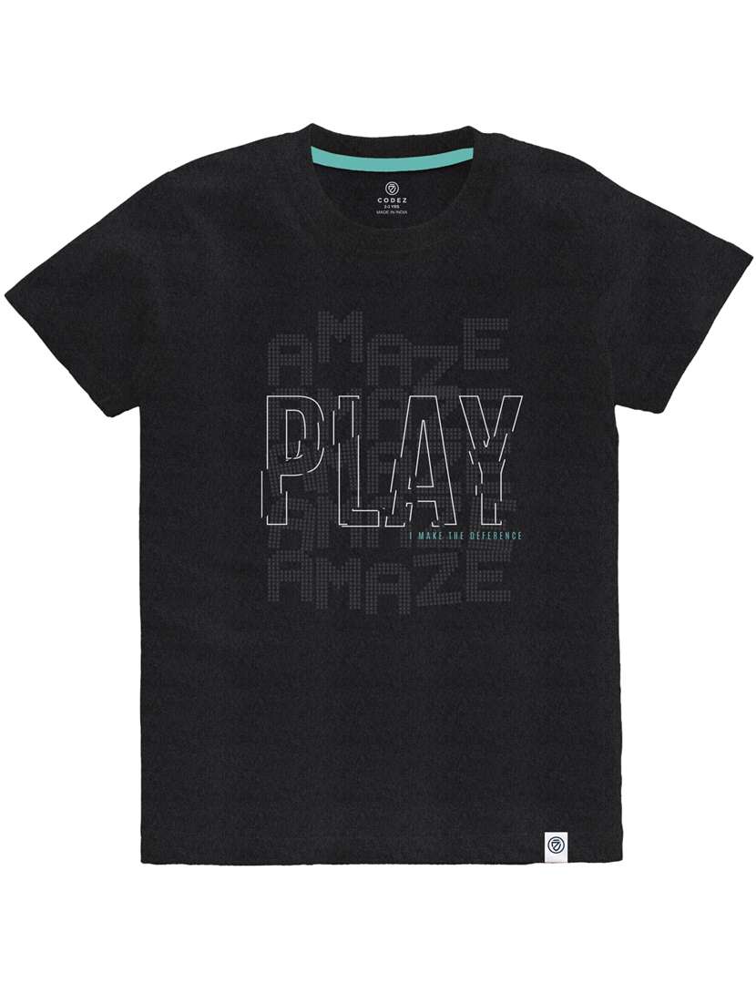 boys round neck printed set of 3 regular t-shirt - 21099422 -  Standard Image - 2