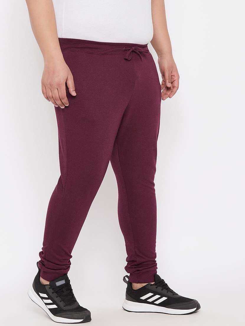 men solid mid rise full length jogger - 21099515 - Standard Image - 2