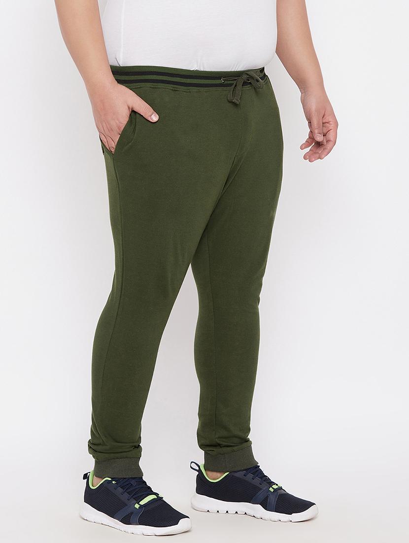 men solid mid rise full length jogger - 21099520 - Standard Image - 2