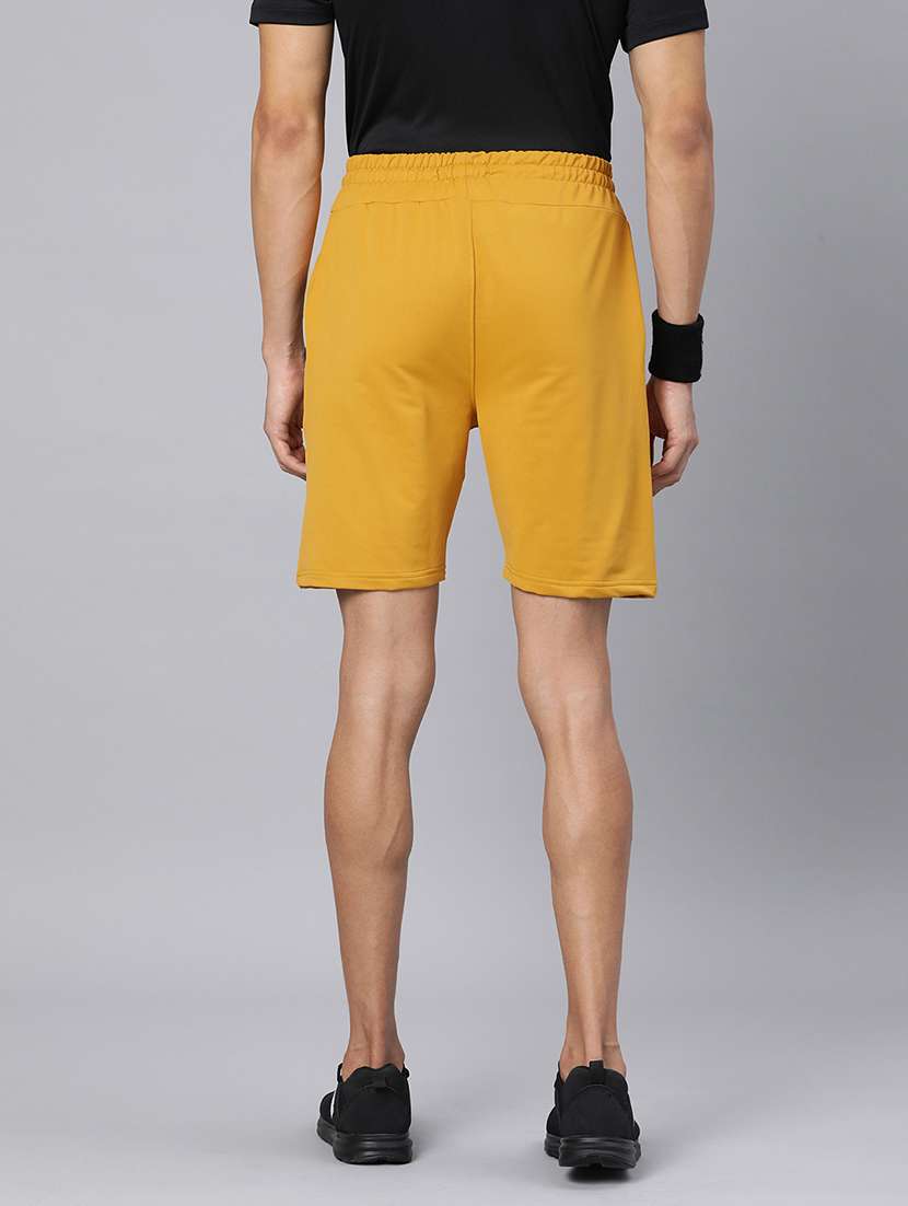 yellow cotton blend short - 21099558 -  Standard Image - 2