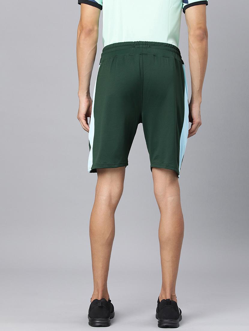 green cotton blend short - 21099561 - Standard Image - 2