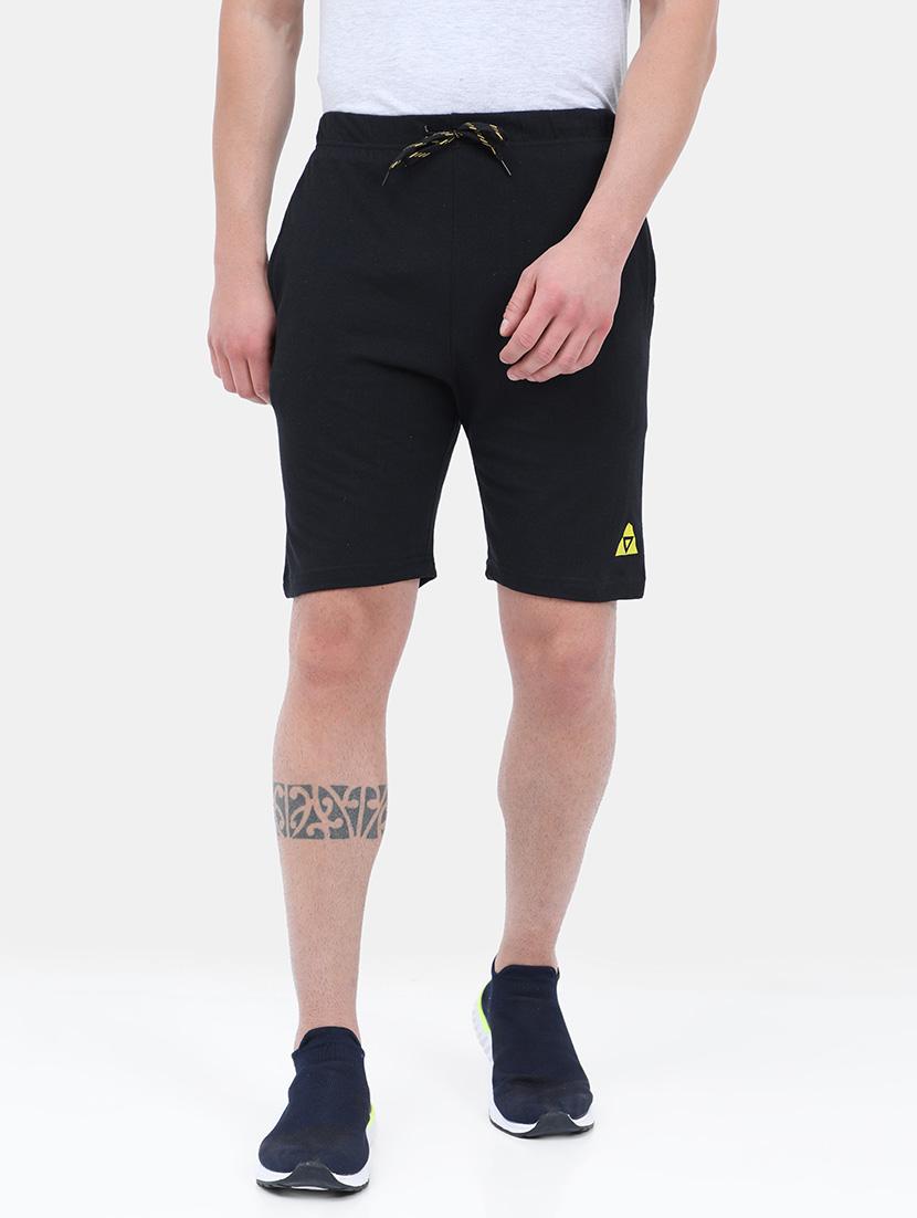 black cotton blend  short