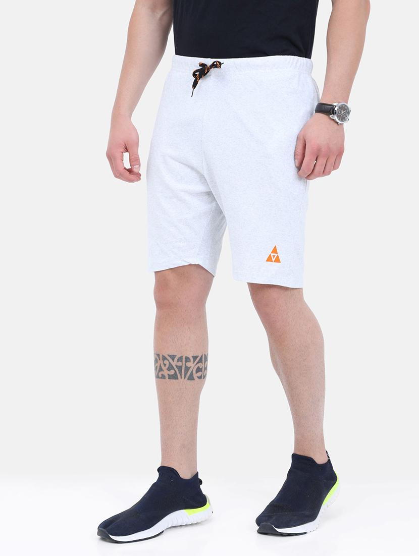 white cotton blend short - 21099568 - Standard Image - 2