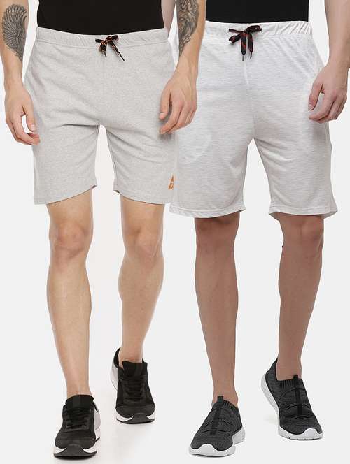 pack of 2 solid white shorts - 21099592 -  Standard Image - 0