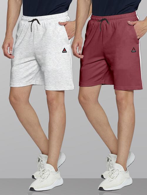 men pack of 2 mid rise shorts - 21099616 - Standard Image - 0