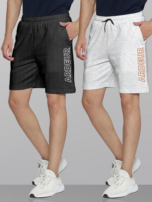 men pack of 2 mid rise shorts - 21099644 - Standard Image - 0