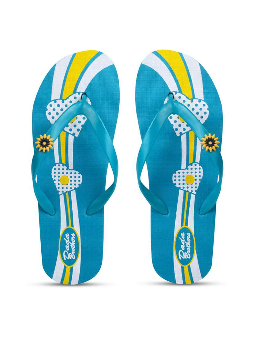 women printed slippers flip flop - 21099714 -  Standard Image - 2