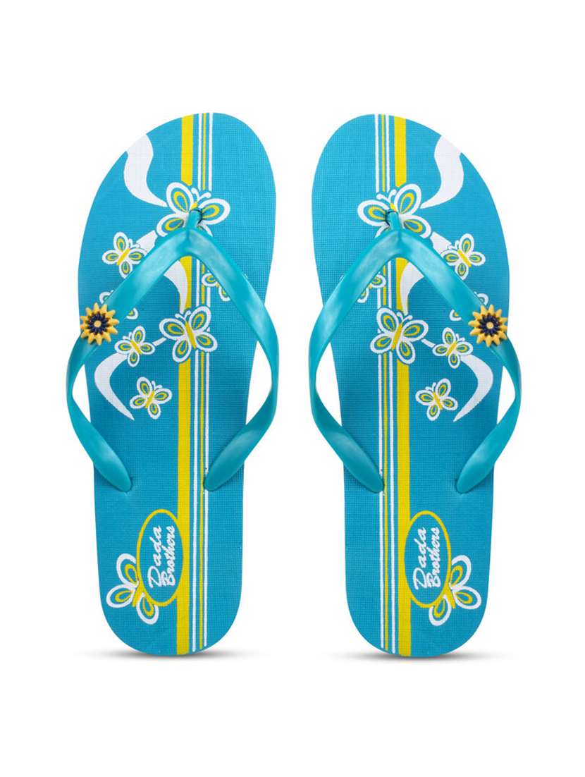 women printed slippers flip flop - 21099719 -  Standard Image - 2