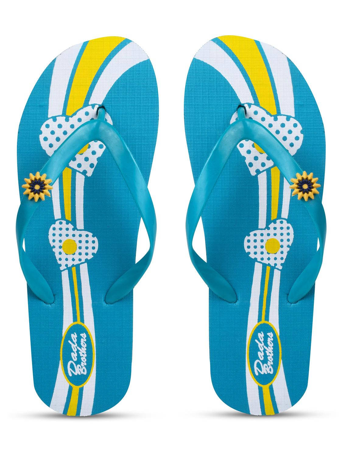 women printed slippers flip flop combo - 21099728 - Standard Image - 2
