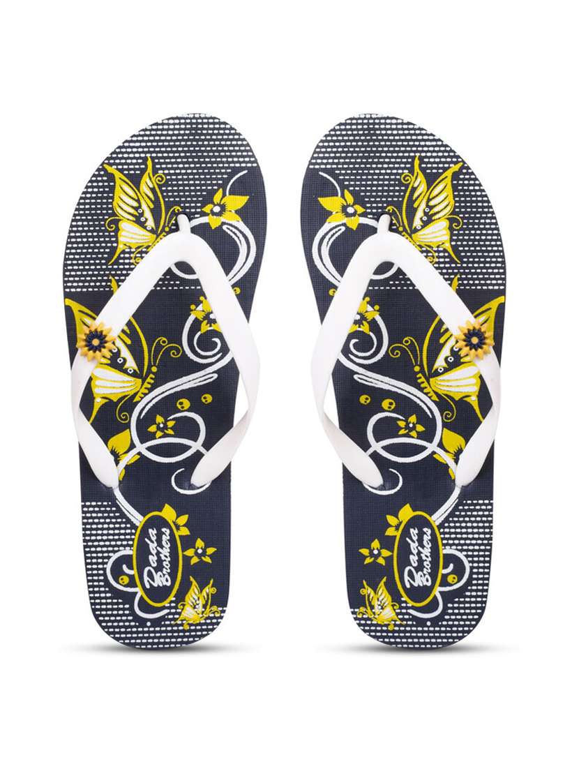 blue rubber slippers flip flops - 21099747 -  Standard Image - 2