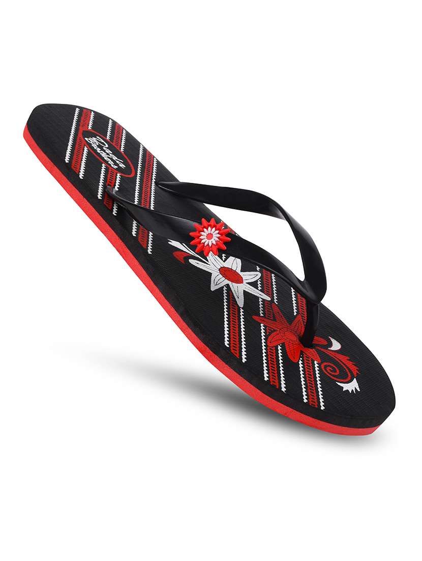 multi colored rubber slippers flip flops - 21099751 -  Standard Image - 2