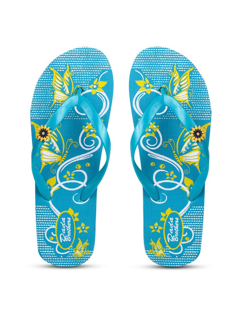 multi colored rubber slippers flip flops - 21099779 - Standard Image - 2