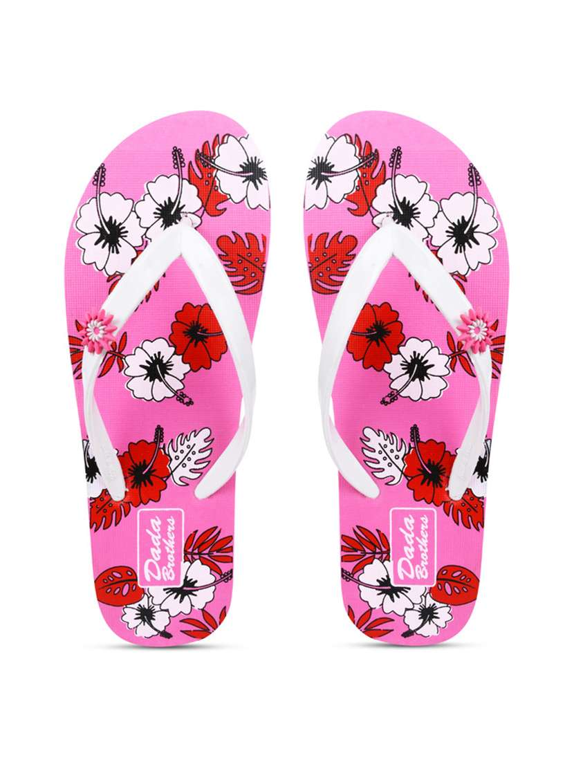 multi colored rubber slippers flip flops - 21099802 -  Standard Image - 2