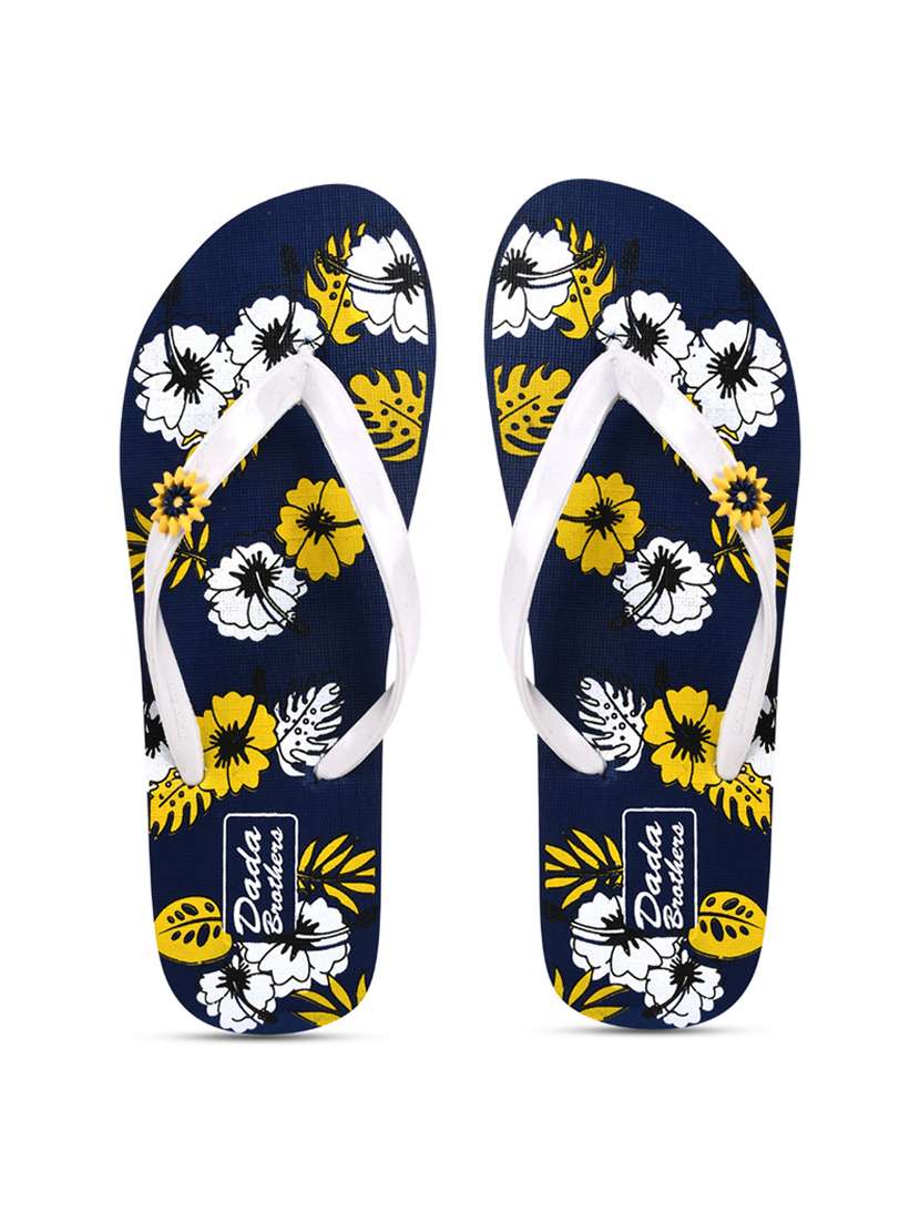 multicolored printed set of 2 slippers flip flop - 21099808 -  Standard Image - 2