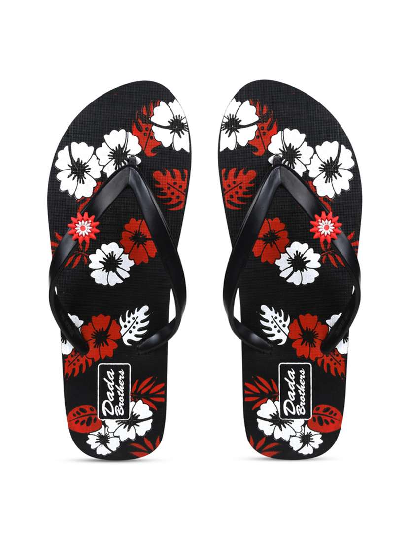 multi colored rubber slippers flip flops - 21099812 -  Standard Image - 2
