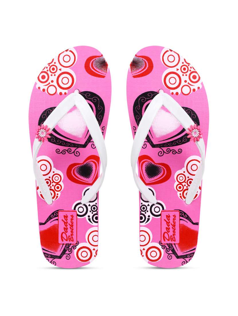 multicolored printed set of 2 slippers flip flop - 21099836 -  Standard Image - 2