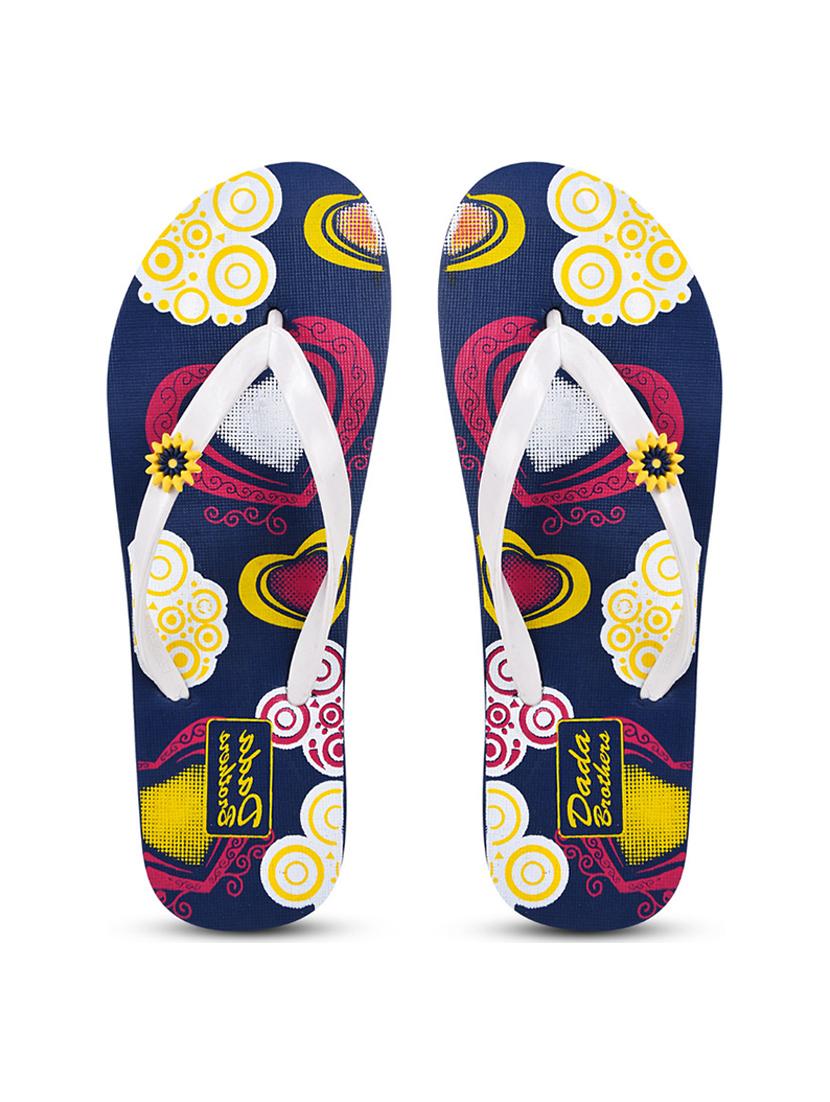 women printed slippers flip flop combo - 21099851 - Standard Image - 2