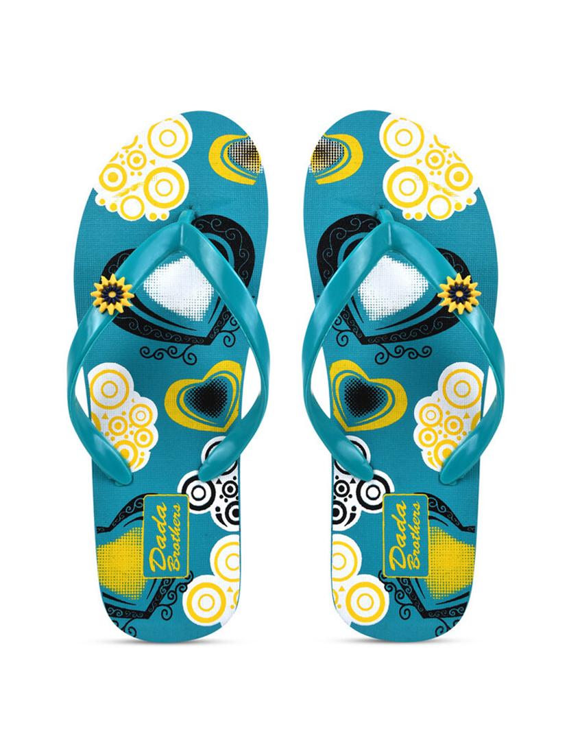 multi colored rubber slippers flip flops - 21099867 - Standard Image - 2