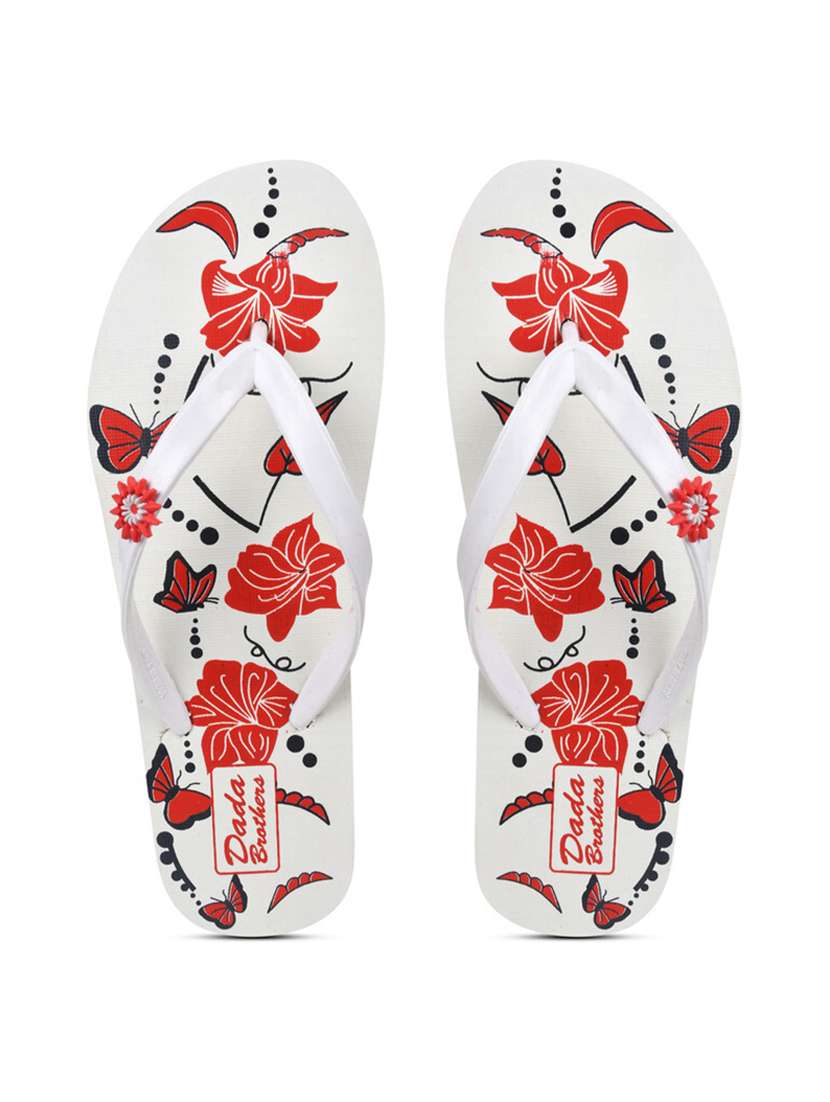 multi colored rubber slippers flip flops - 21099890 -  Standard Image - 2