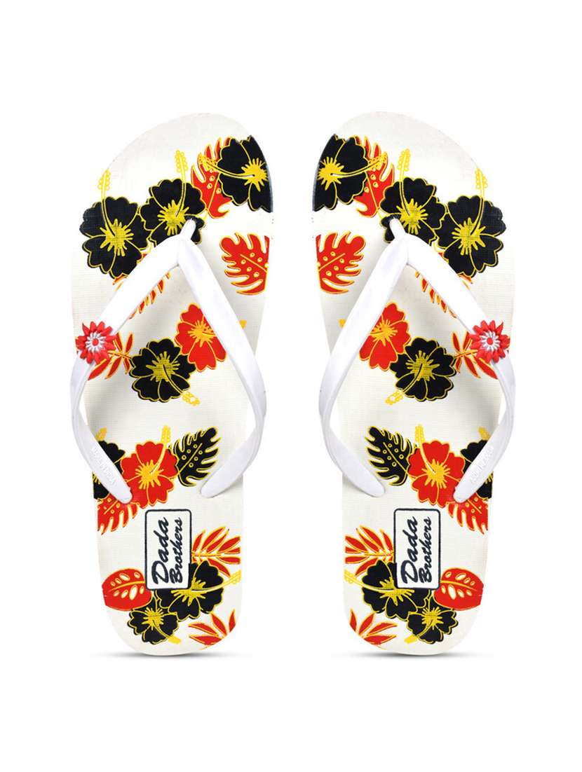 multi colored rubber slippers flip flops - 21099929 -  Standard Image - 2