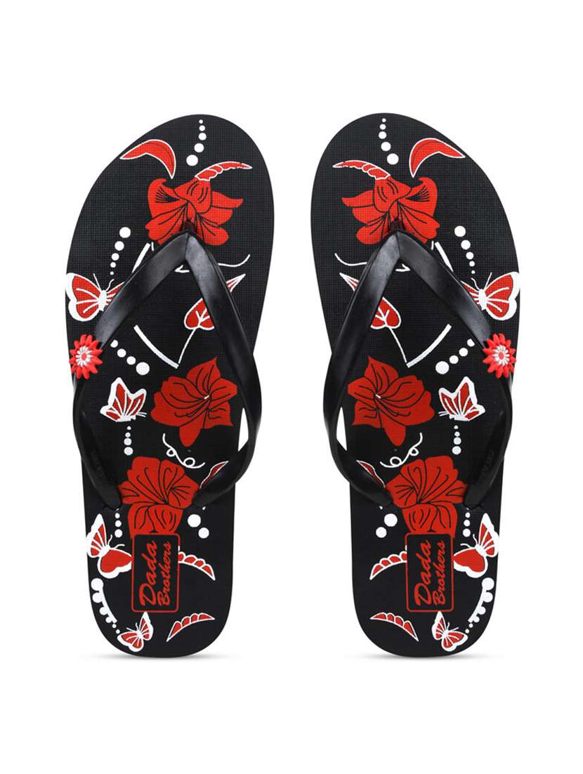 multi colored rubber slippers flip flops - 21099938 - Standard Image - 2