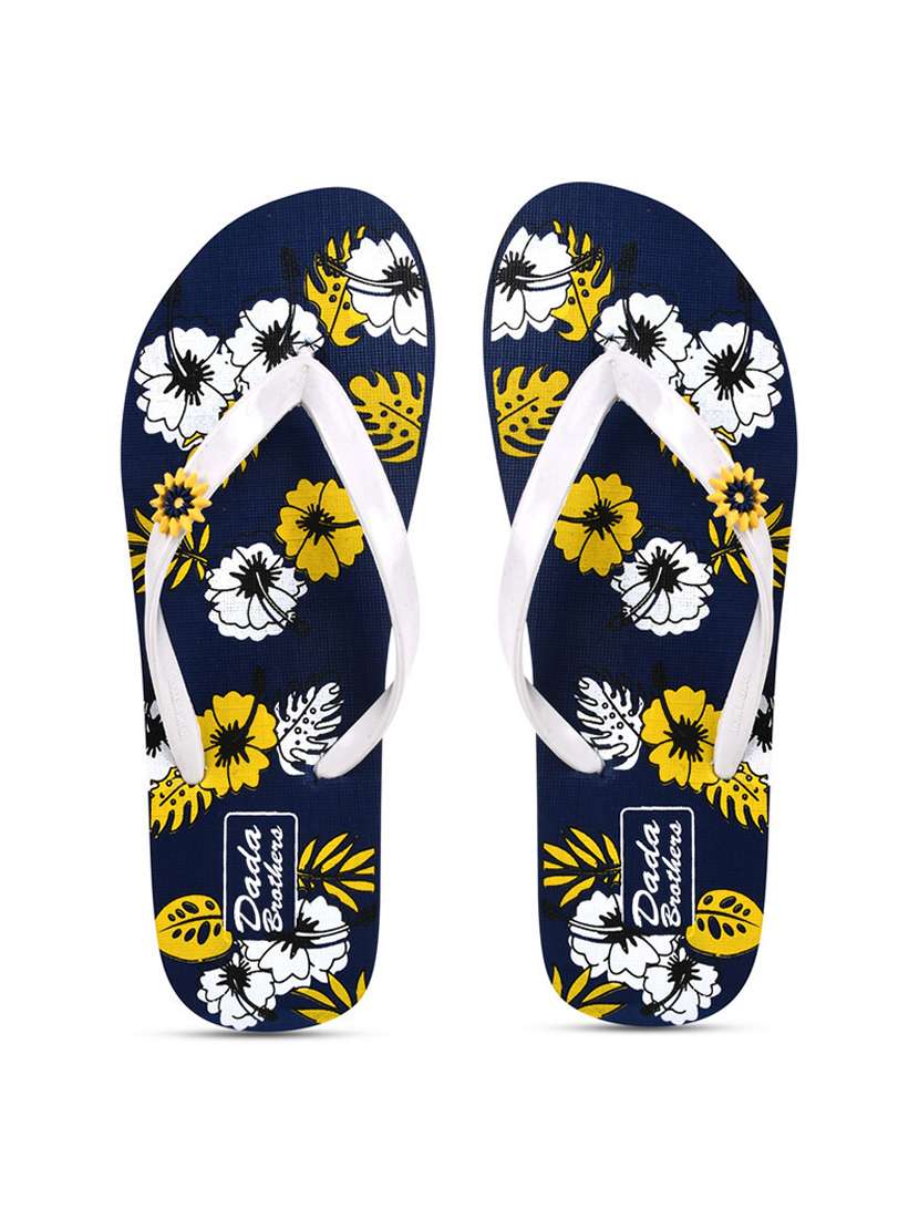 multicolored printed set of 2 slippers flip flop - 21099963 -  Standard Image - 2