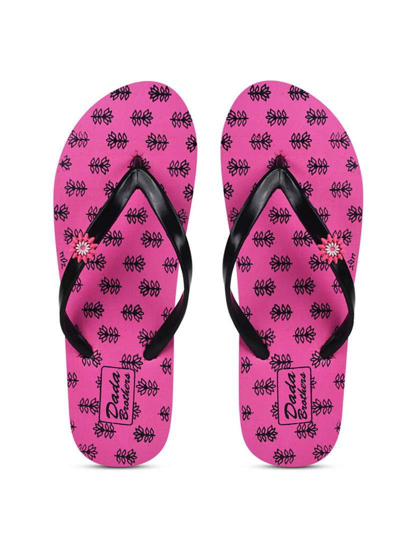 multicolored printed set of 2 slippers flip flop - 21099992 -  Standard Image - 2