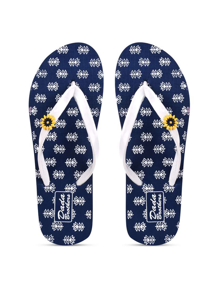 multicolored printed set of 2 slippers flip flop - 21100006 -  Standard Image - 2