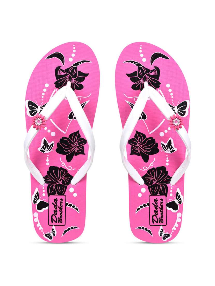 multicolored printed set of 2 slippers flip flop - 21100030 -  Standard Image - 2