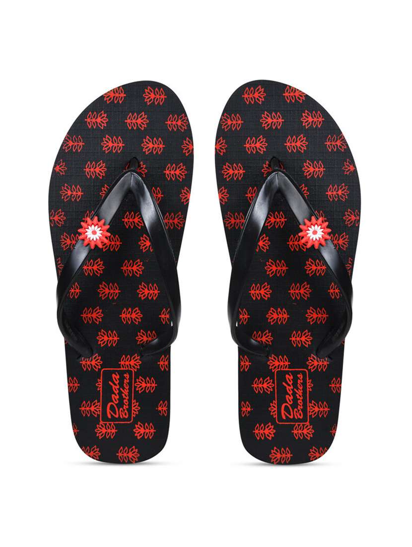 multicolored printed set of 2 slippers flip flop - 21100033 -  Standard Image - 2