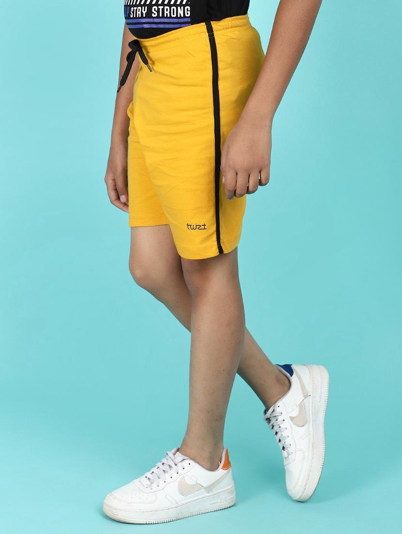 boy mid rise tapered shorts - 21101936 - Standard Image - 2