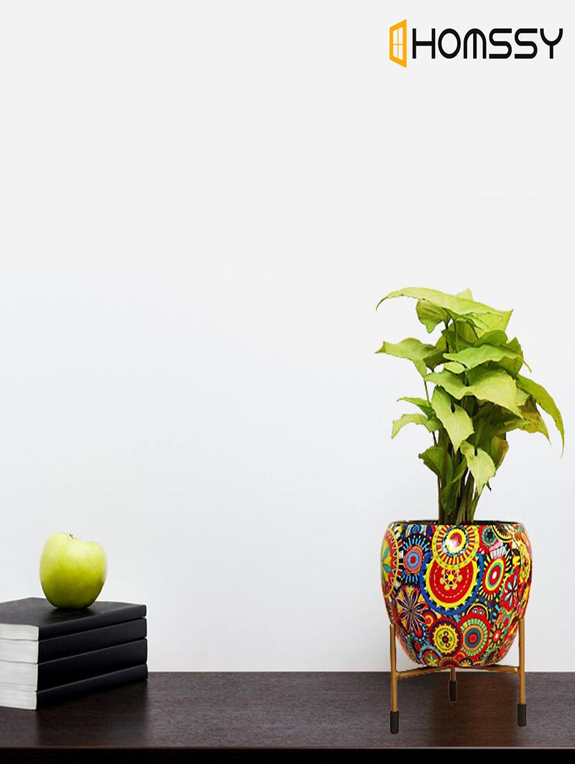 pack of 2 multi colored home decor pot - 21102219 - Standard Image - 2