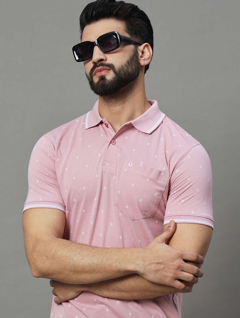 men all over printed polo t-shirt - 21102236 - Standard Image - 2