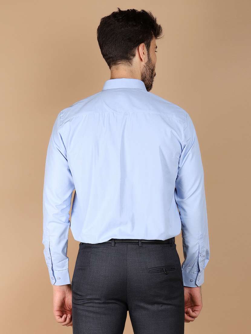 men long sleeved cotton formal shirt - 21102686 -  Standard Image - 2