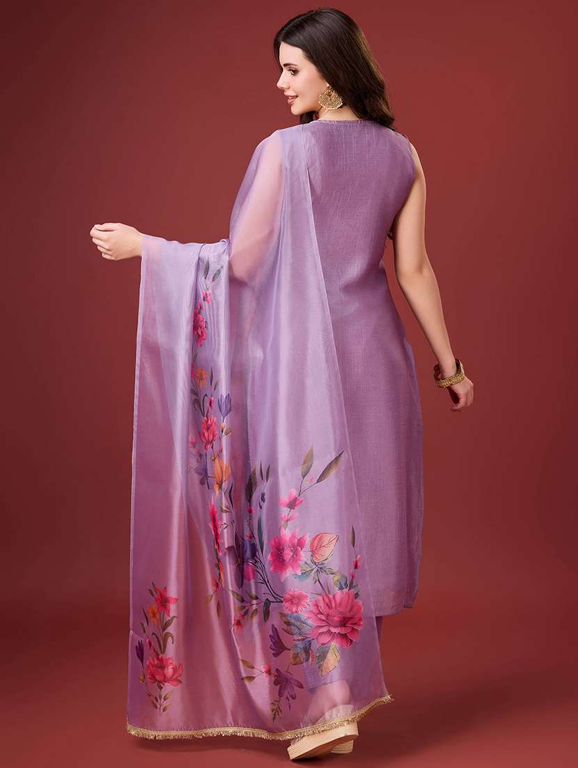 women embroidered kurta pant with dupatta set - 21102916 -  Standard Image - 2