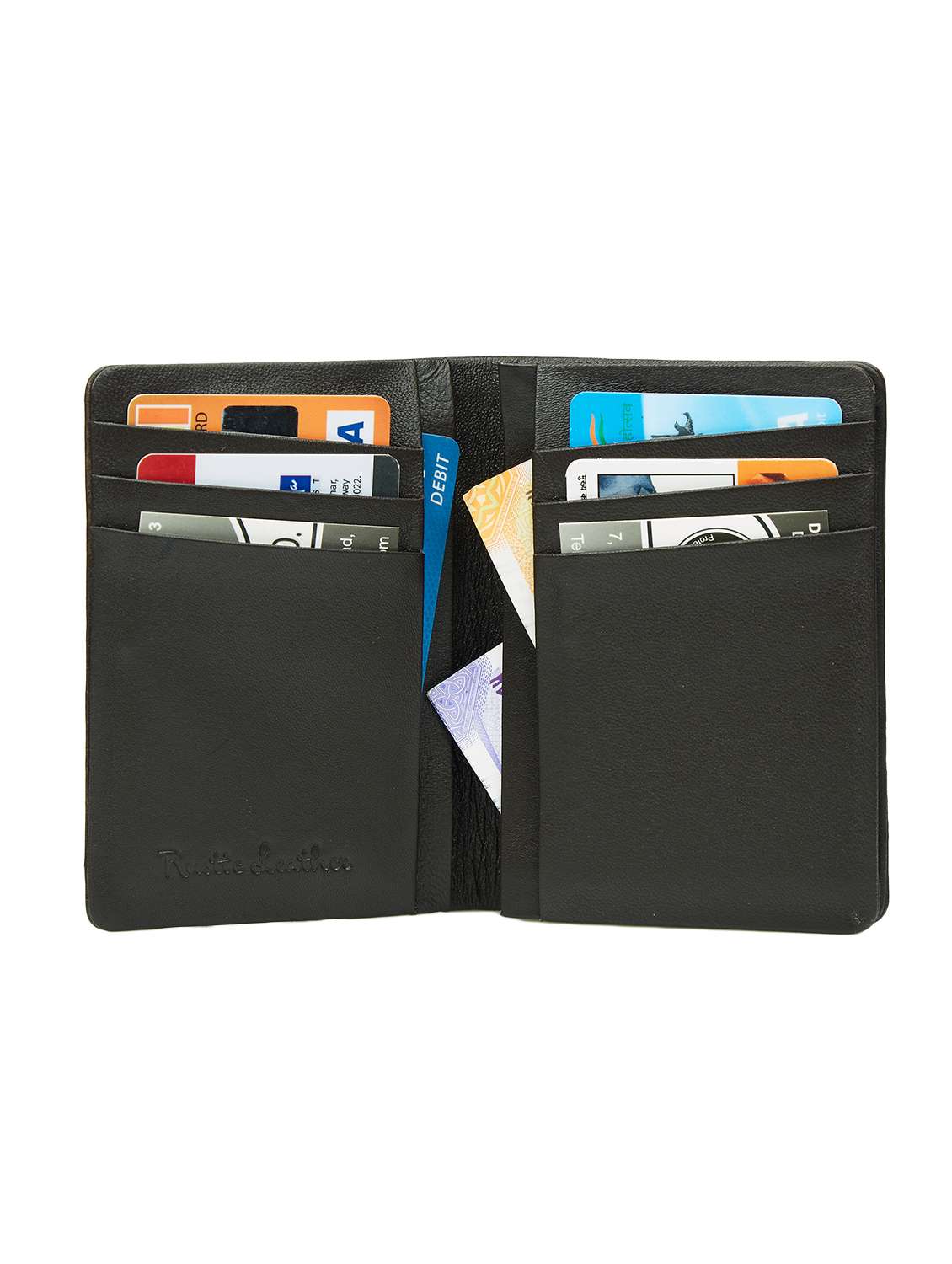 black leather card holder - 21102937 -  Standard Image - 2