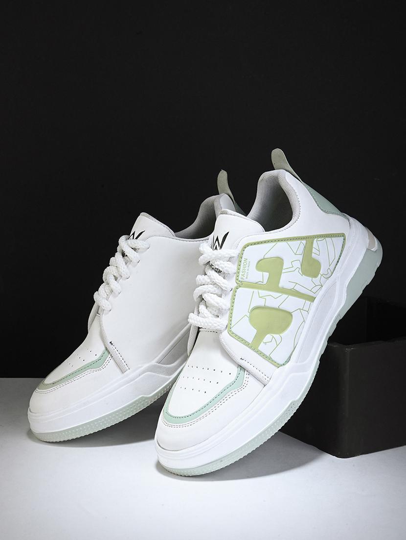 men white lace up sneaker - 21104034 -  Zoom Image - 0