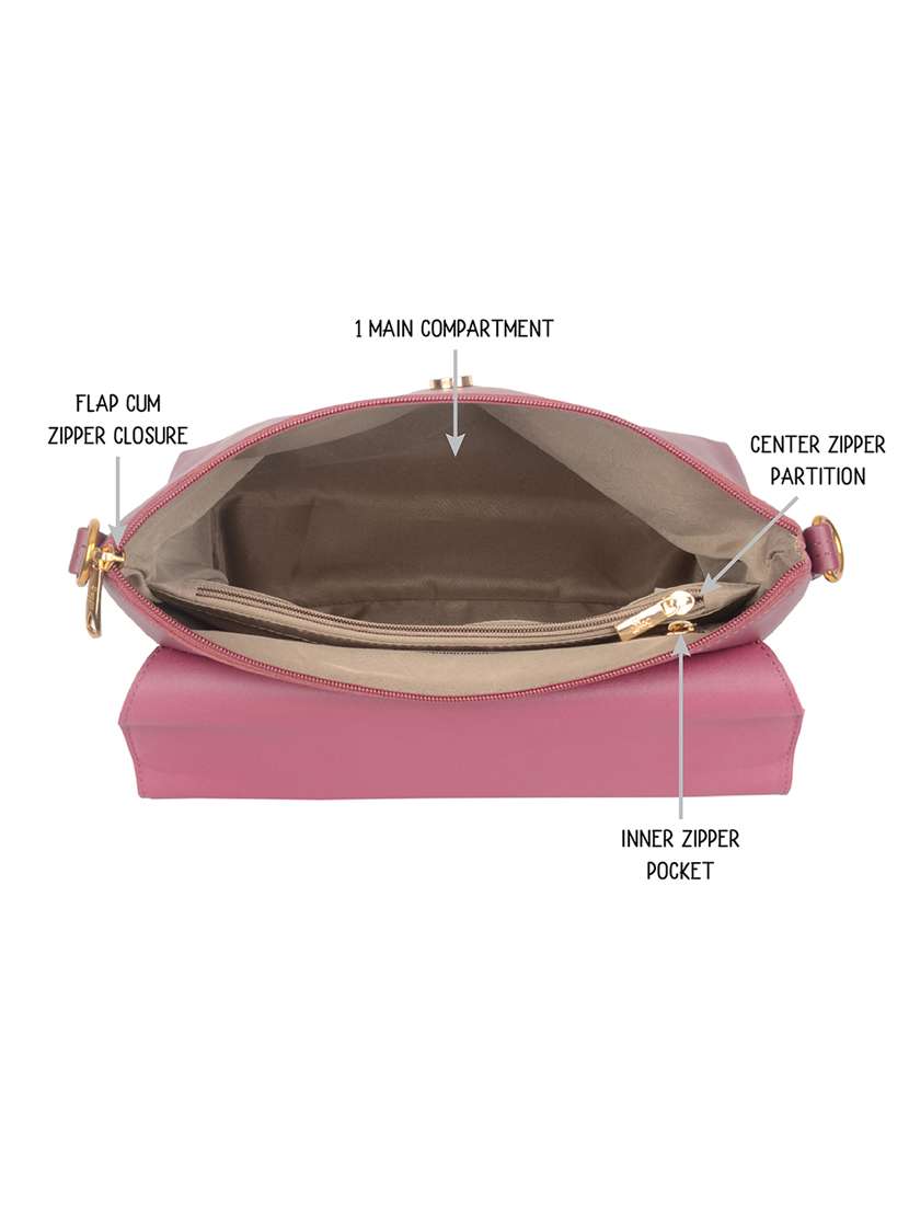 solid red detailed satchel bag - 21107470 -  Standard Image - 2