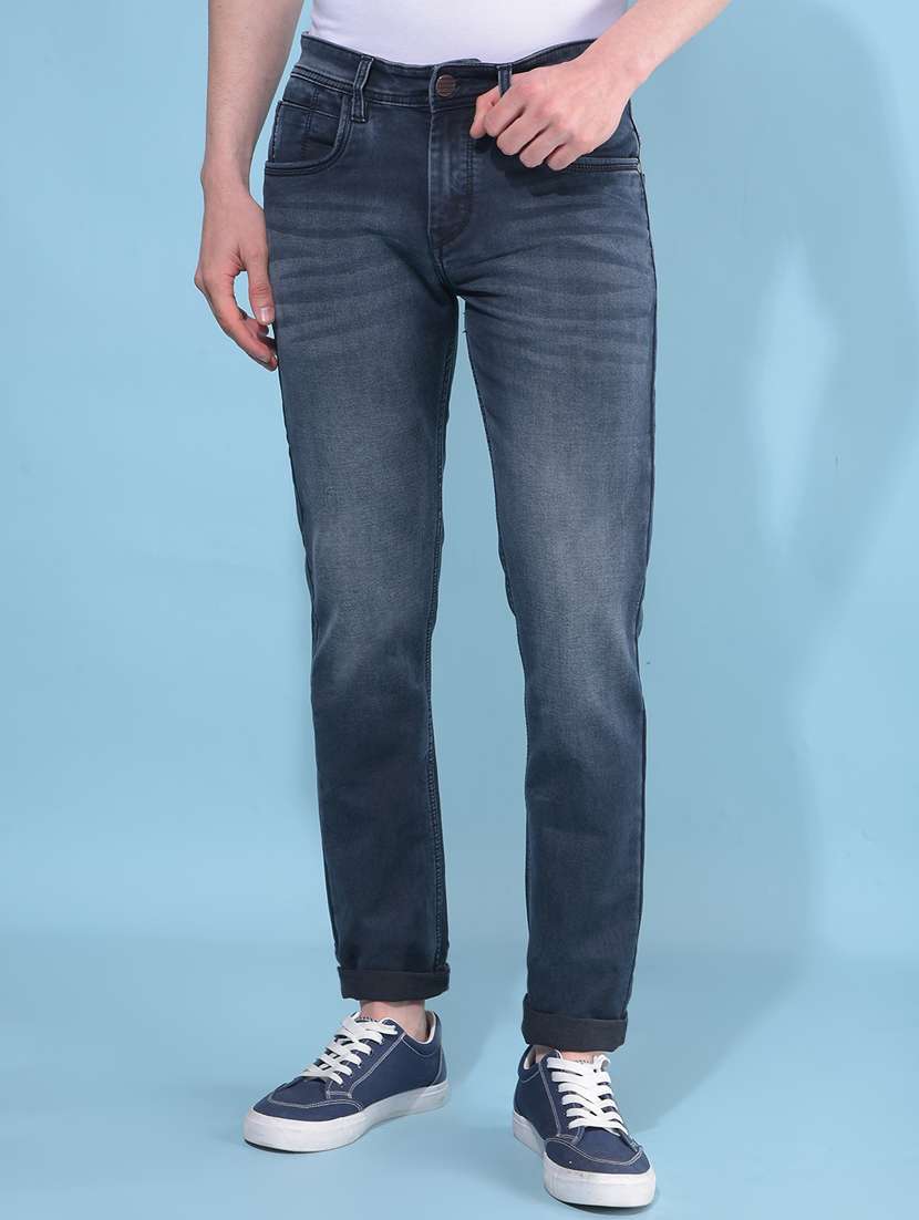 men mid rise full length jean