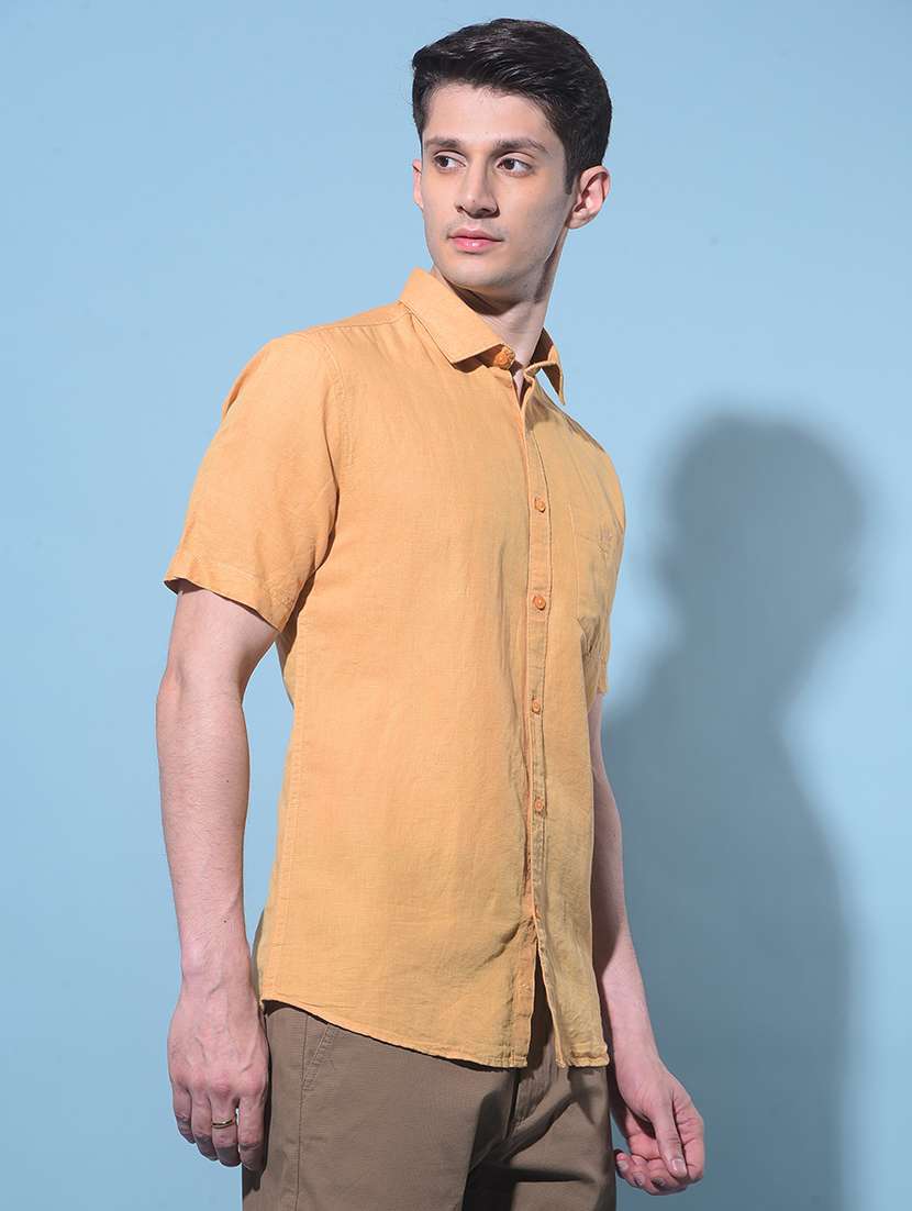 Men Collared Short Sleeve Casual Shirt - 21108980 -  Standard Image - 2