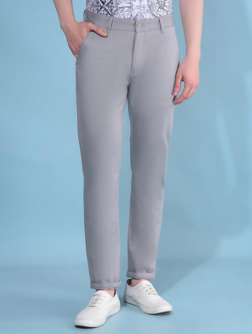 men mid rise chinos casual trouser - 21109525 -  Standard Image - 0