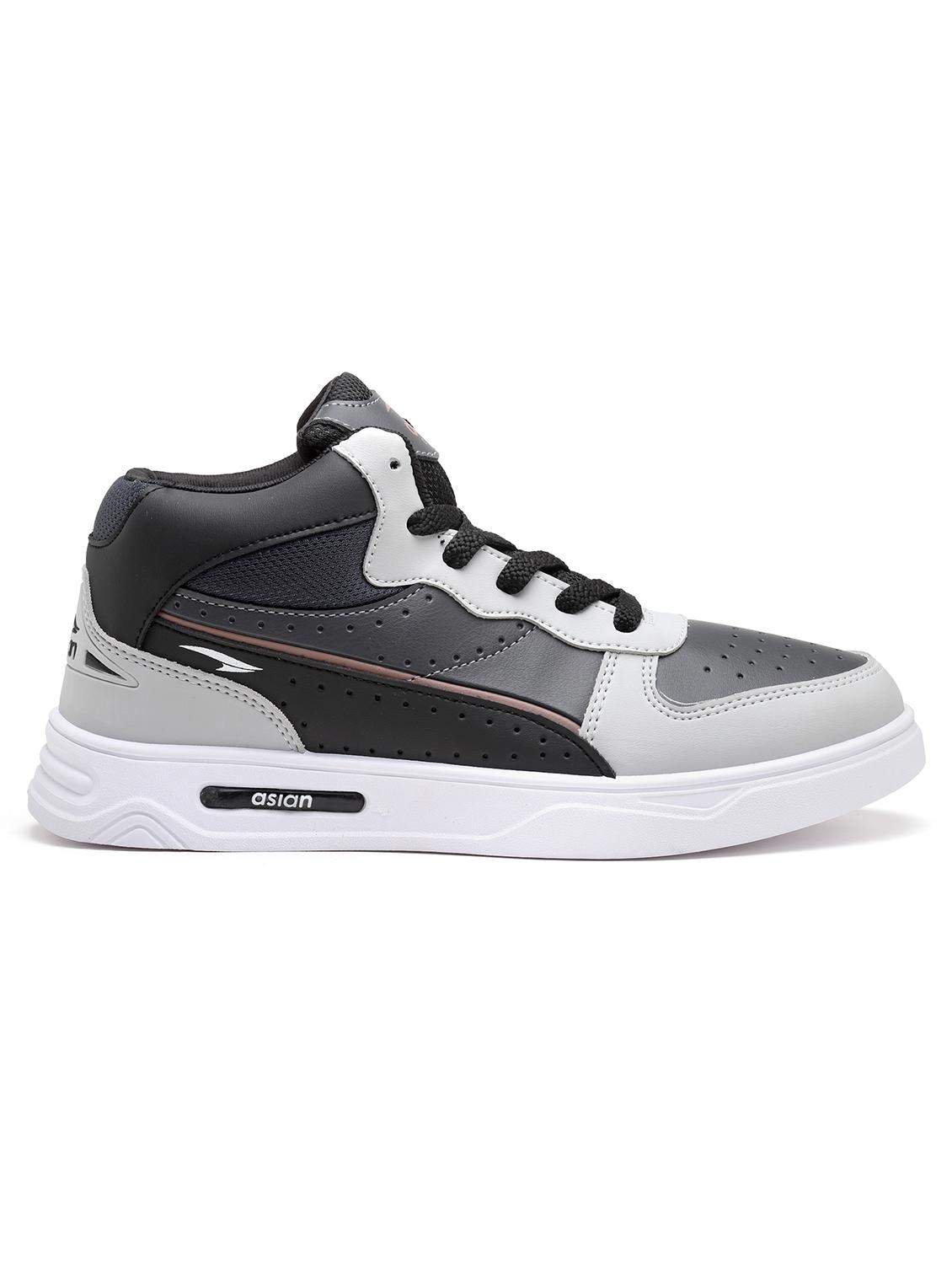 men grey lace up sneakers - 21113365 - Standard Image - 2