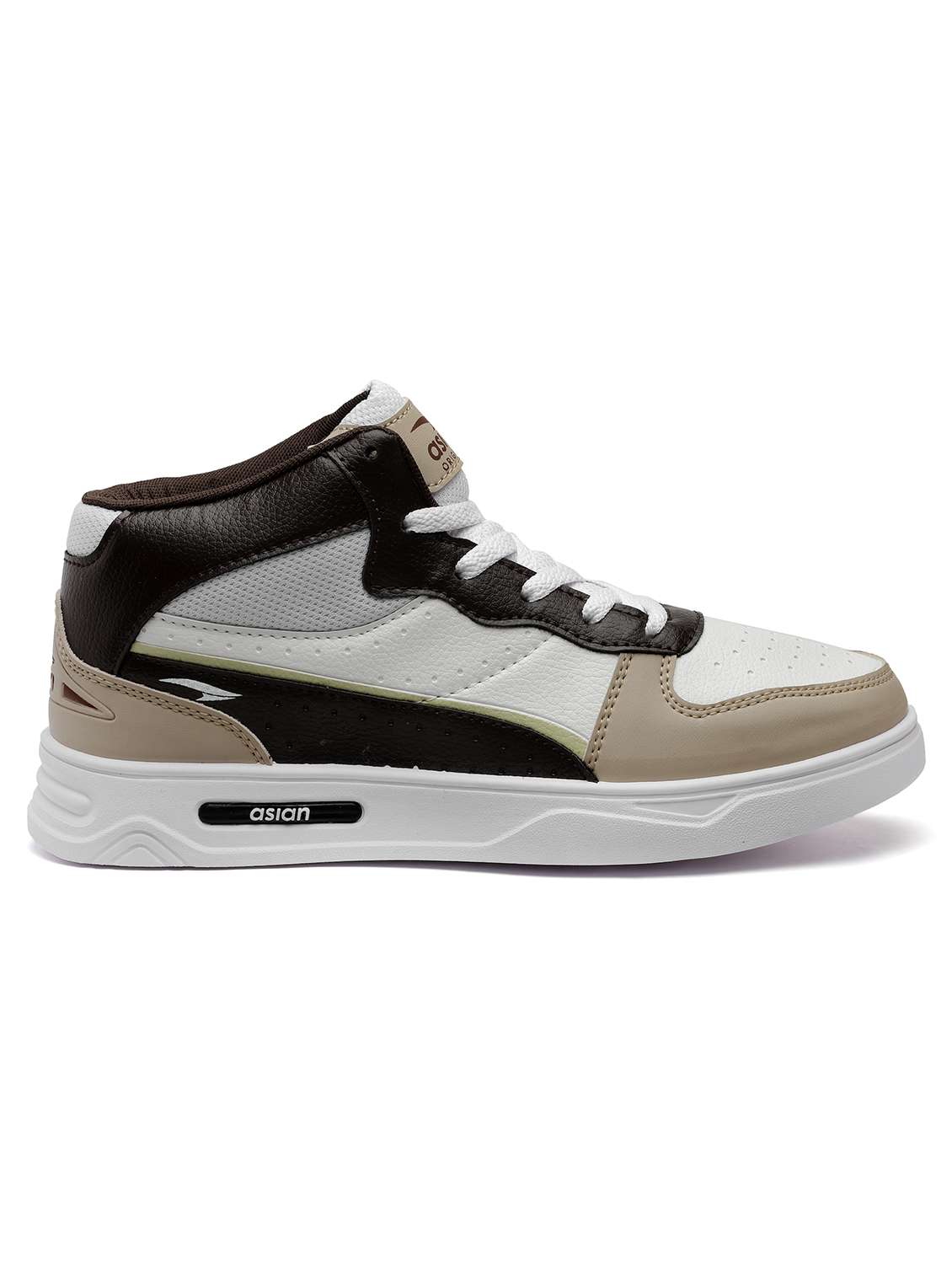 men beige lace up sneakers - 21113366 - Standard Image - 2