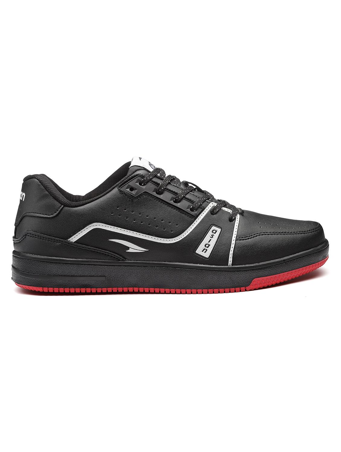 men black lace up sneakers - 21113374 - Standard Image - 2