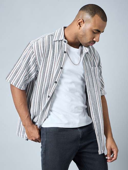 Half Sleeve Oversized Fit Shirt