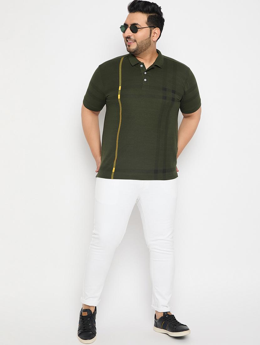 men polo neck front print t-shirt - 21115989 - Standard Image - 2